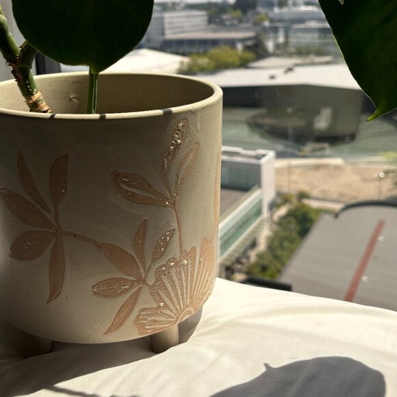 Textured Flower/Plant Pot - Picture 2 of 3